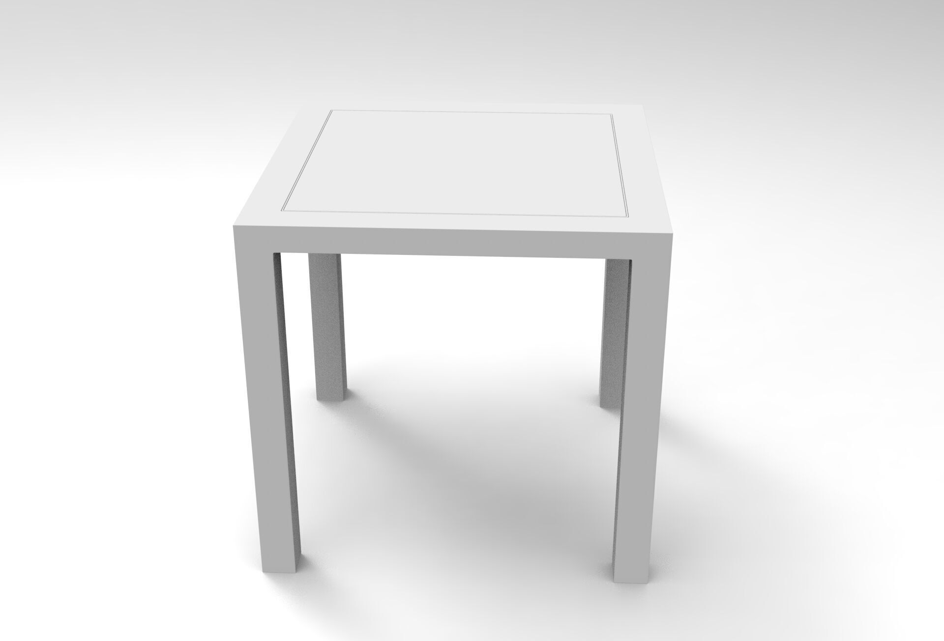 Uha Side Table Low-poly 3D model_8