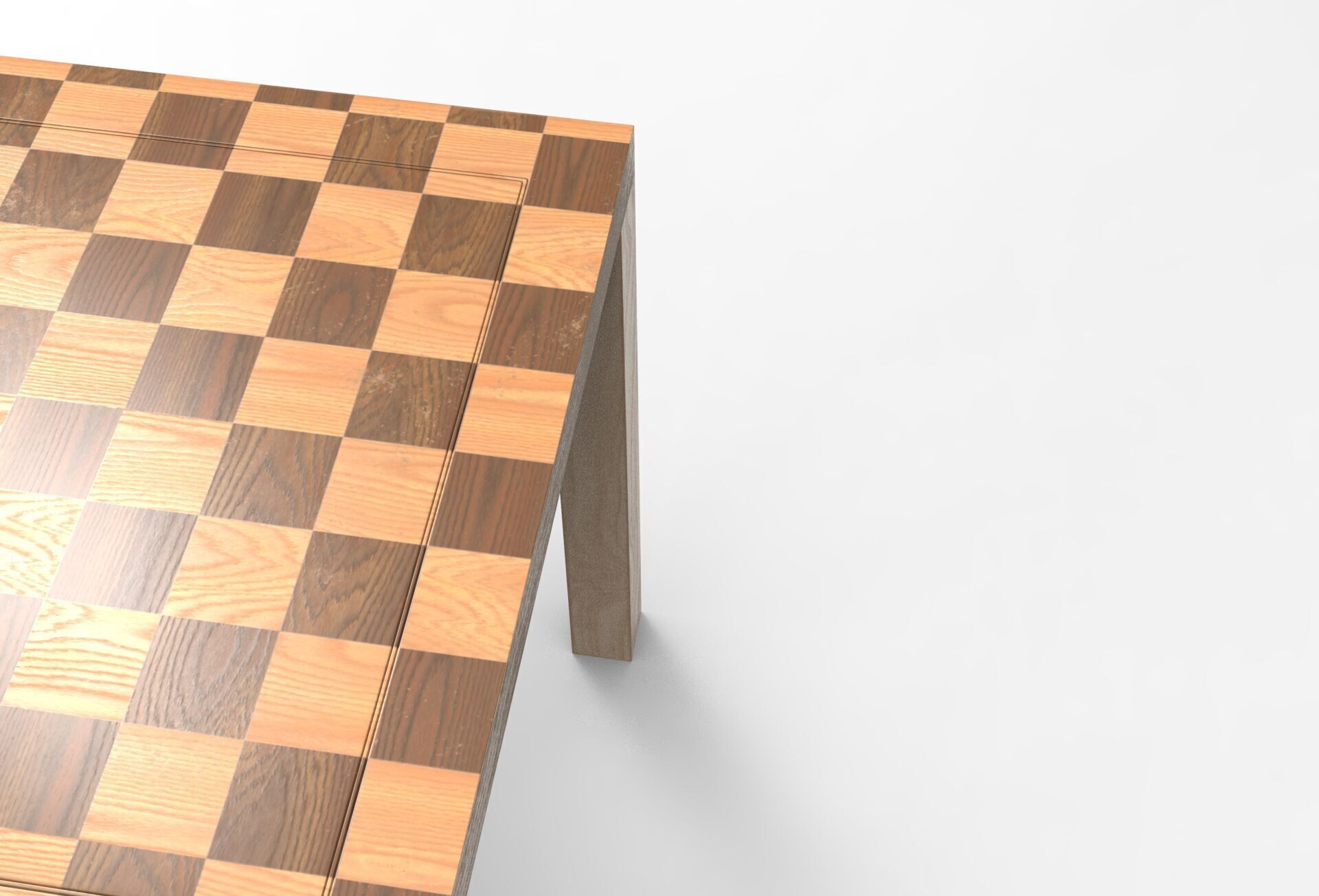 Uha Side Table Low-poly 3D model_4