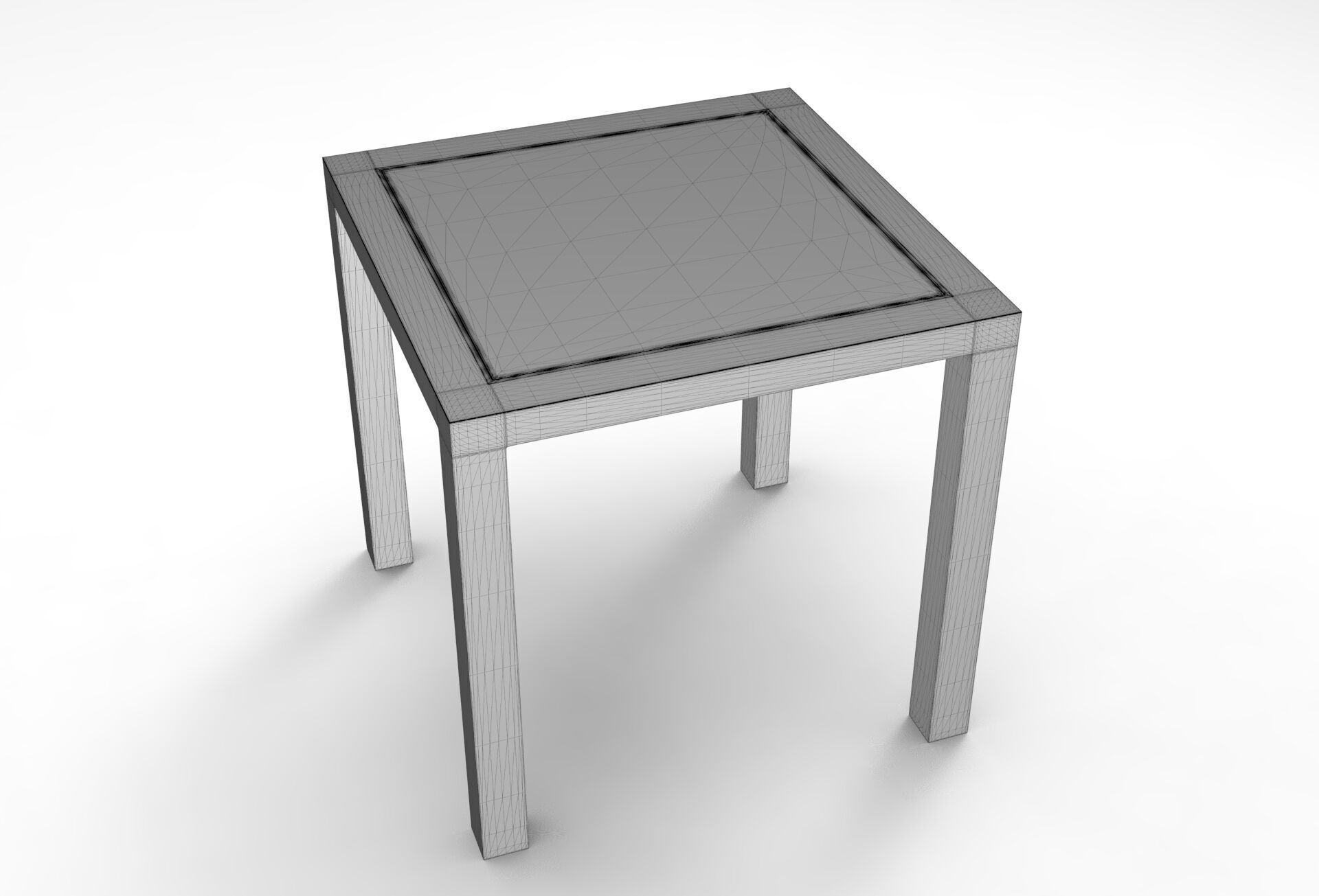 Uha Side Table Low-poly 3D model_5