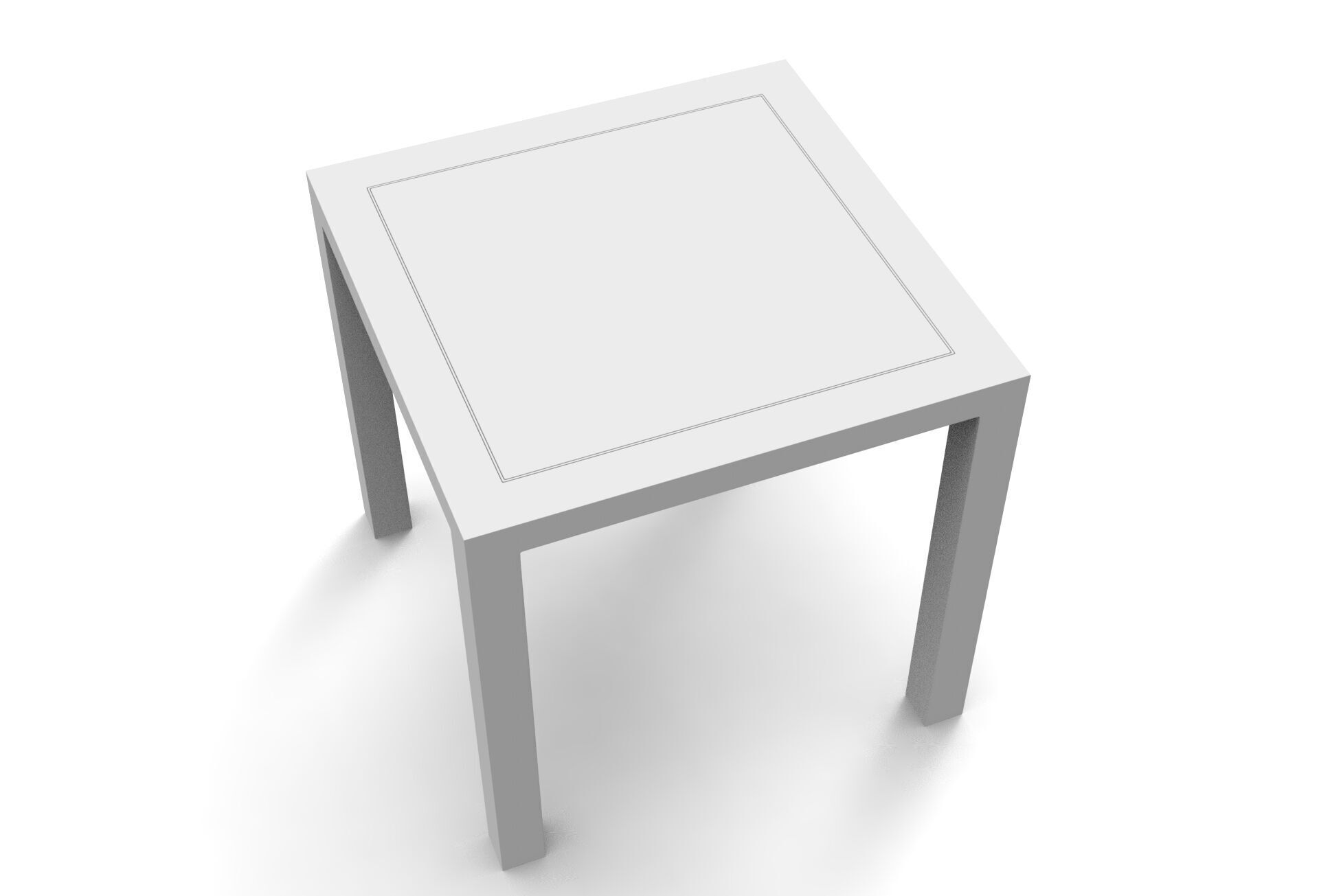 Uha Side Table Low-poly 3D model_7