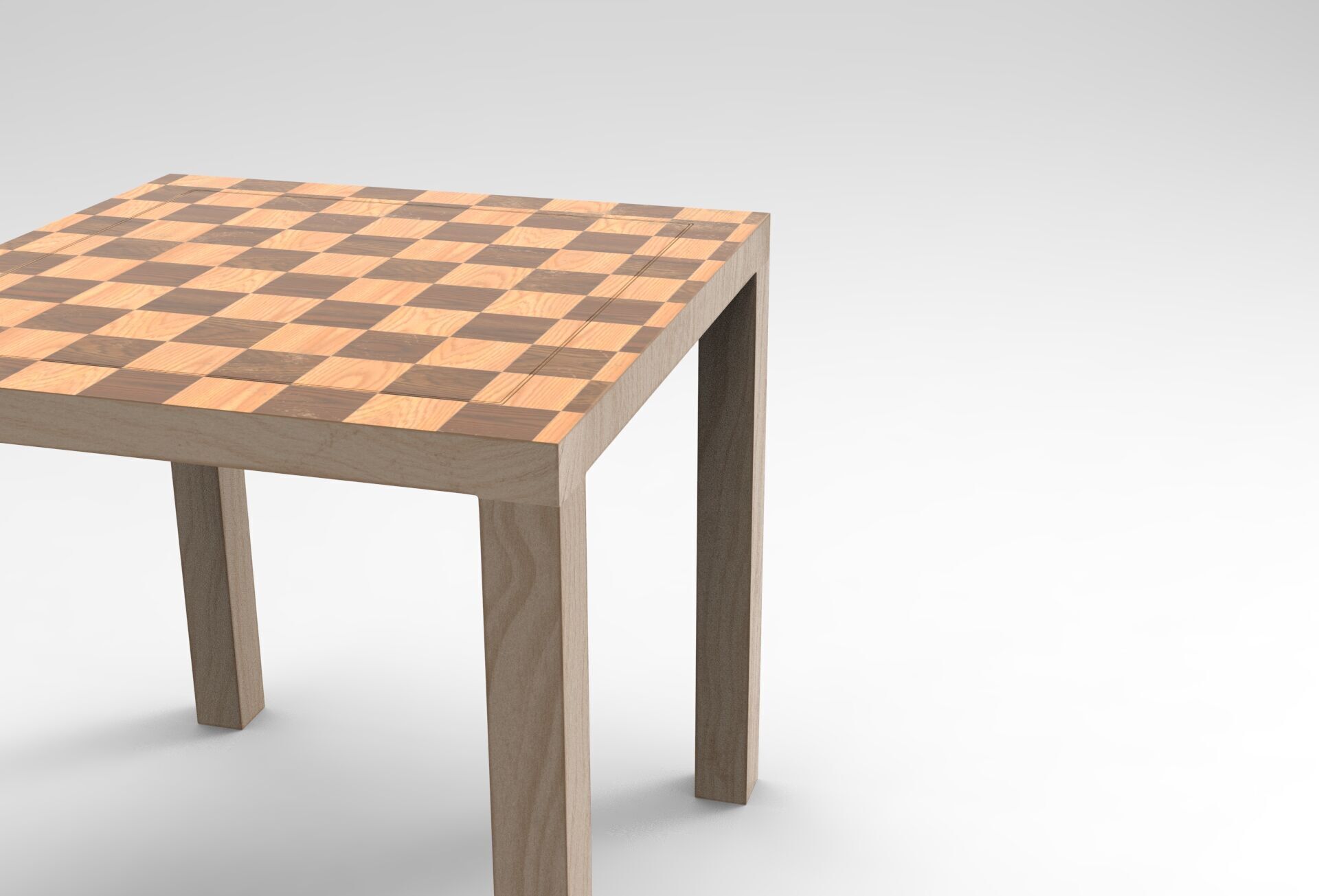 Uha Side Table Low-poly 3D model_2