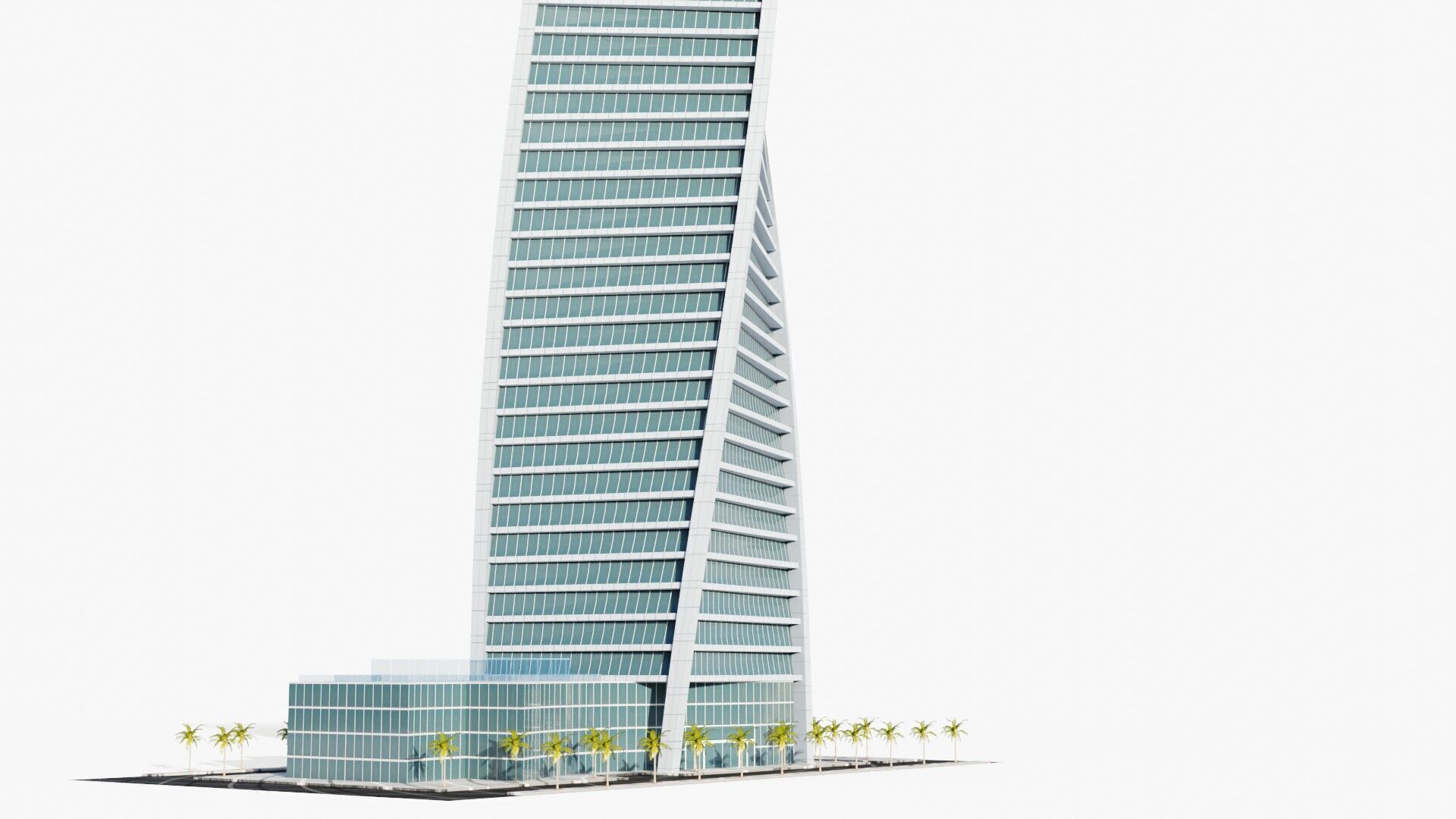 Al Majdoul Tower - saudi arabia 3D model_4