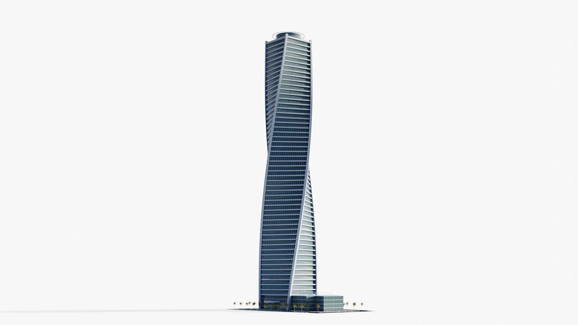Al Majdoul Tower - saudi arabia 3D model_1