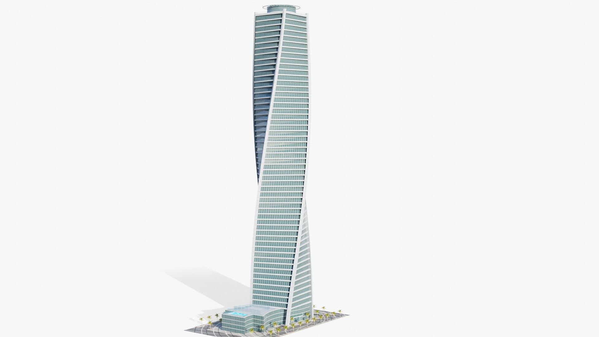 Al Majdoul Tower - saudi arabia 3D model_7