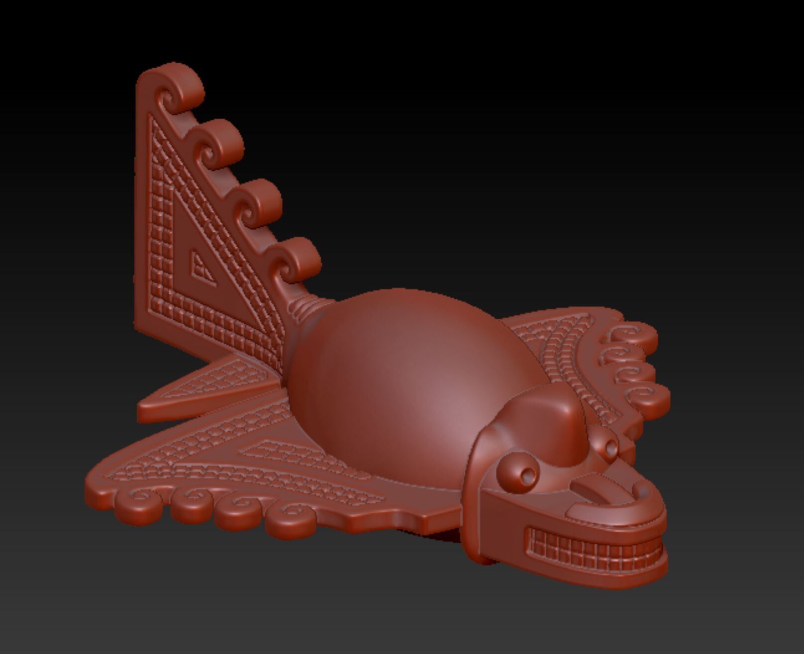 Inca Plane Set x4 Planes 3D print model_8