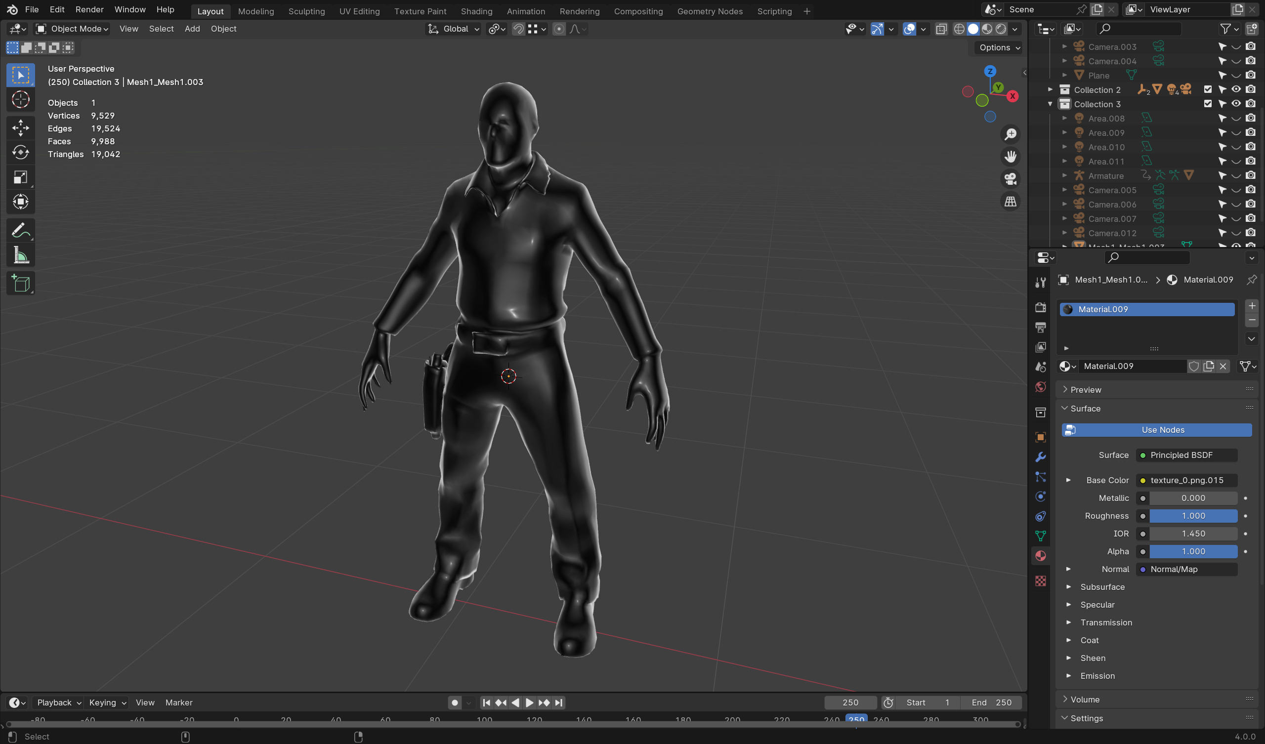 Zombie Mechanic - Game Ready Rigged 36 Animations Low-poly 3D model_9