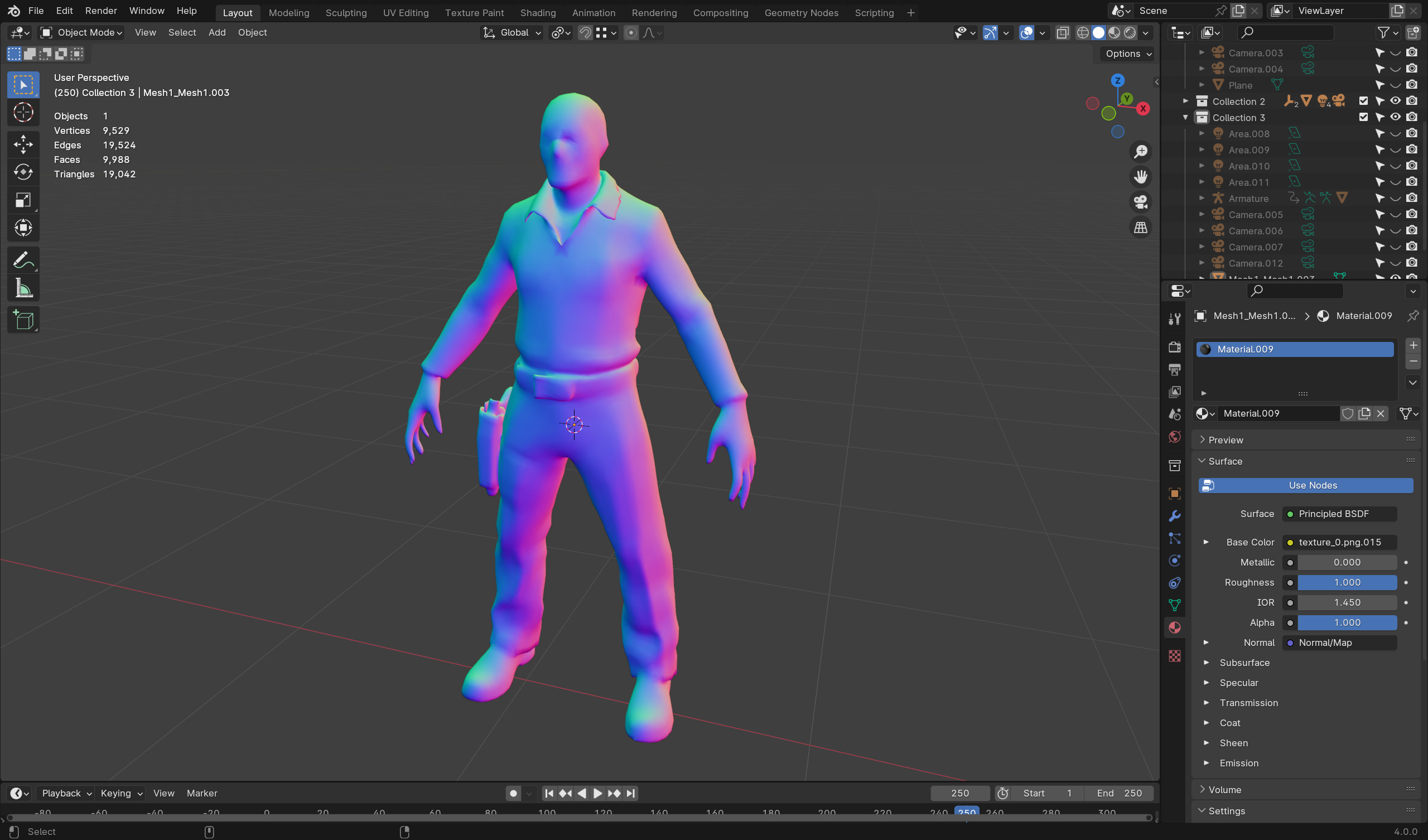 Zombie Mechanic - Game Ready Rigged 36 Animations Low-poly 3D model_8