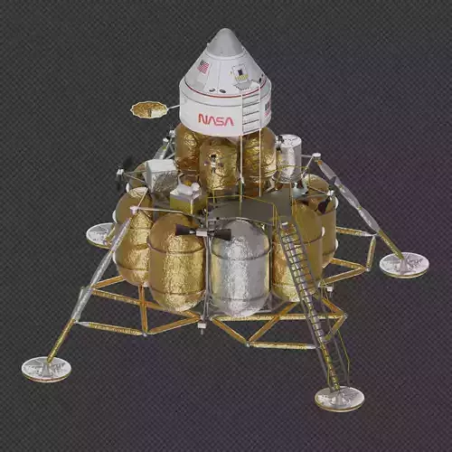 First Lunar Outpost Piloted Lander 3D model