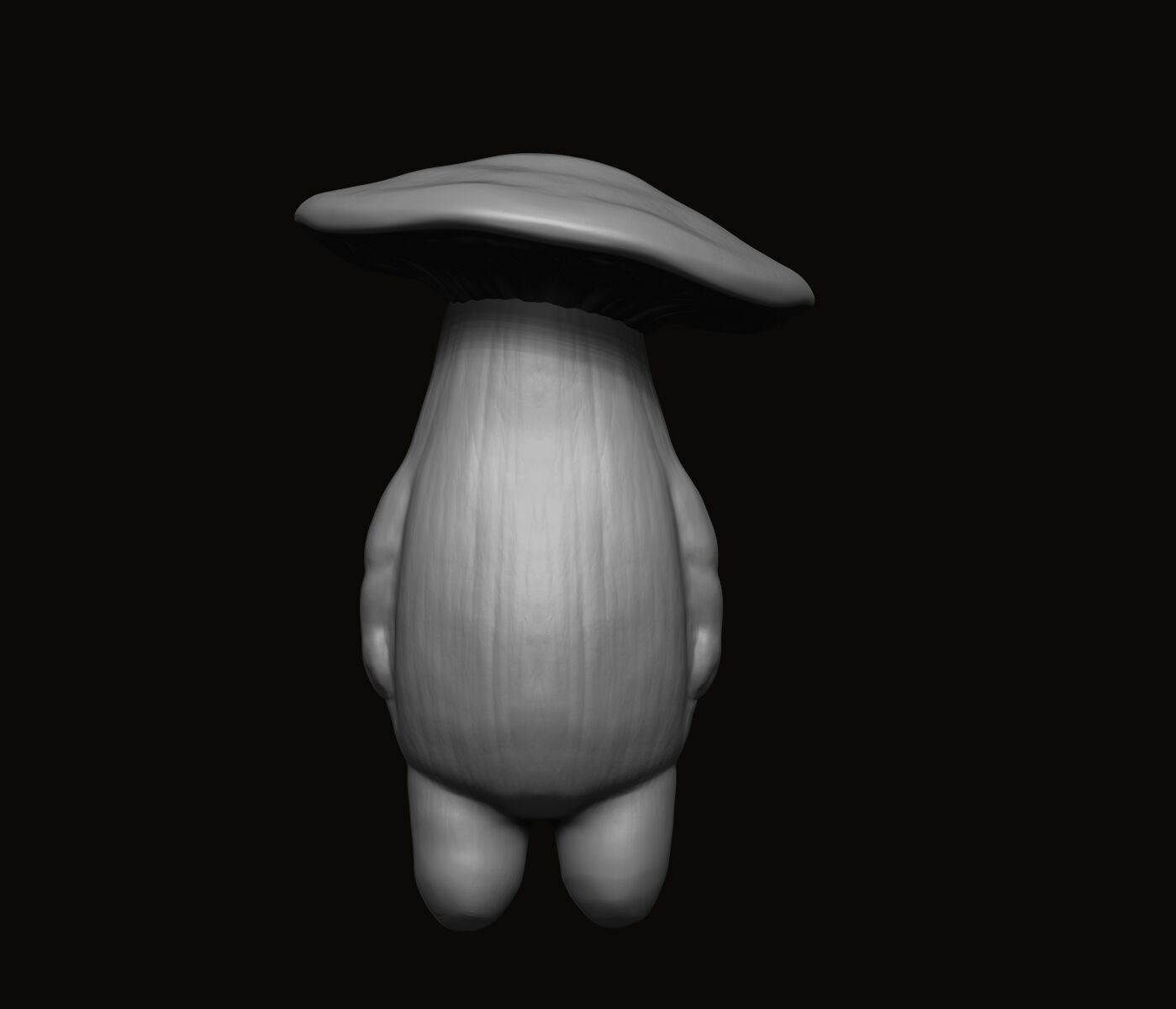 Mushroom Figure Pendant - Statue 3D print model_18