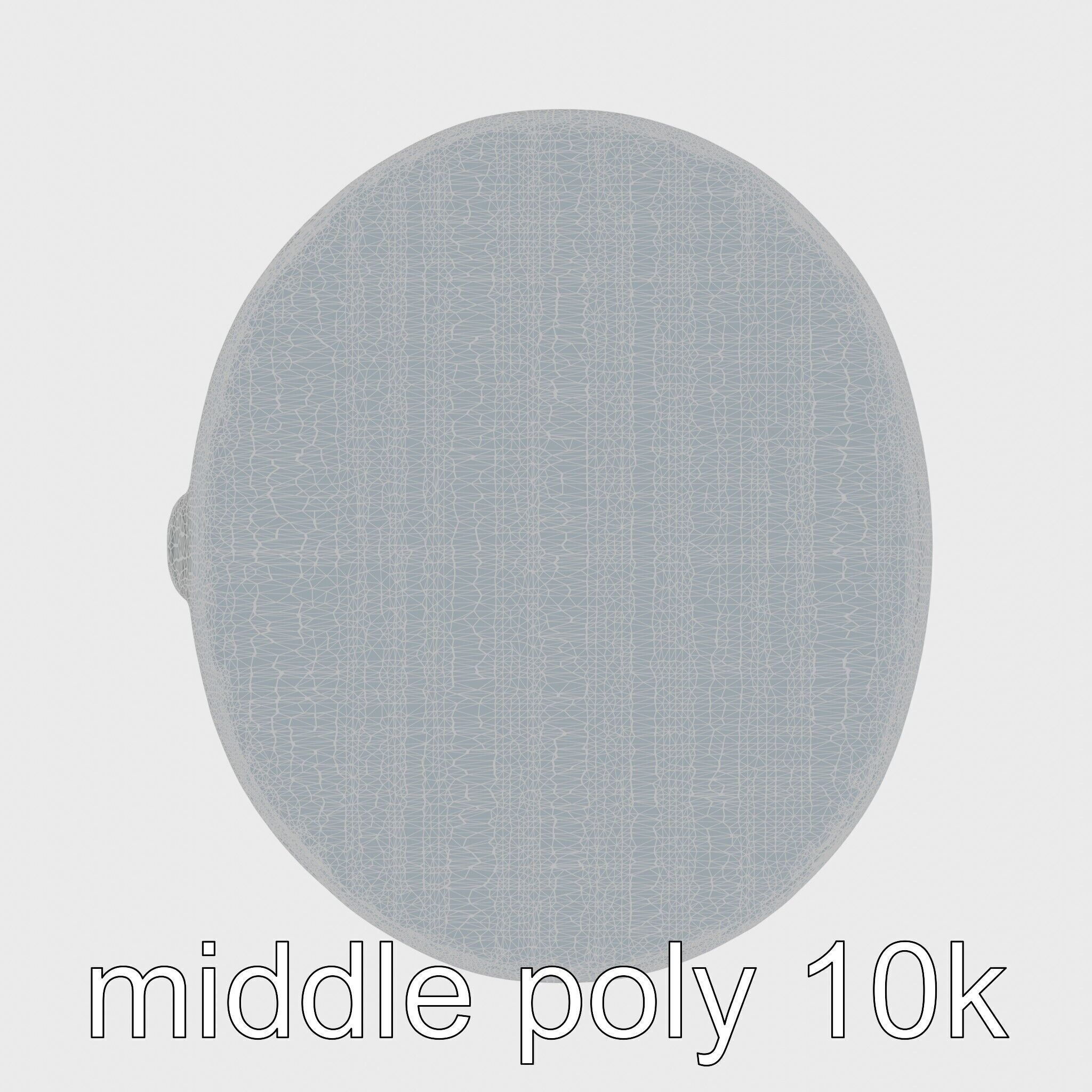 Round Multicolored Pattern Rug 3D Model Low-poly 3D model_20