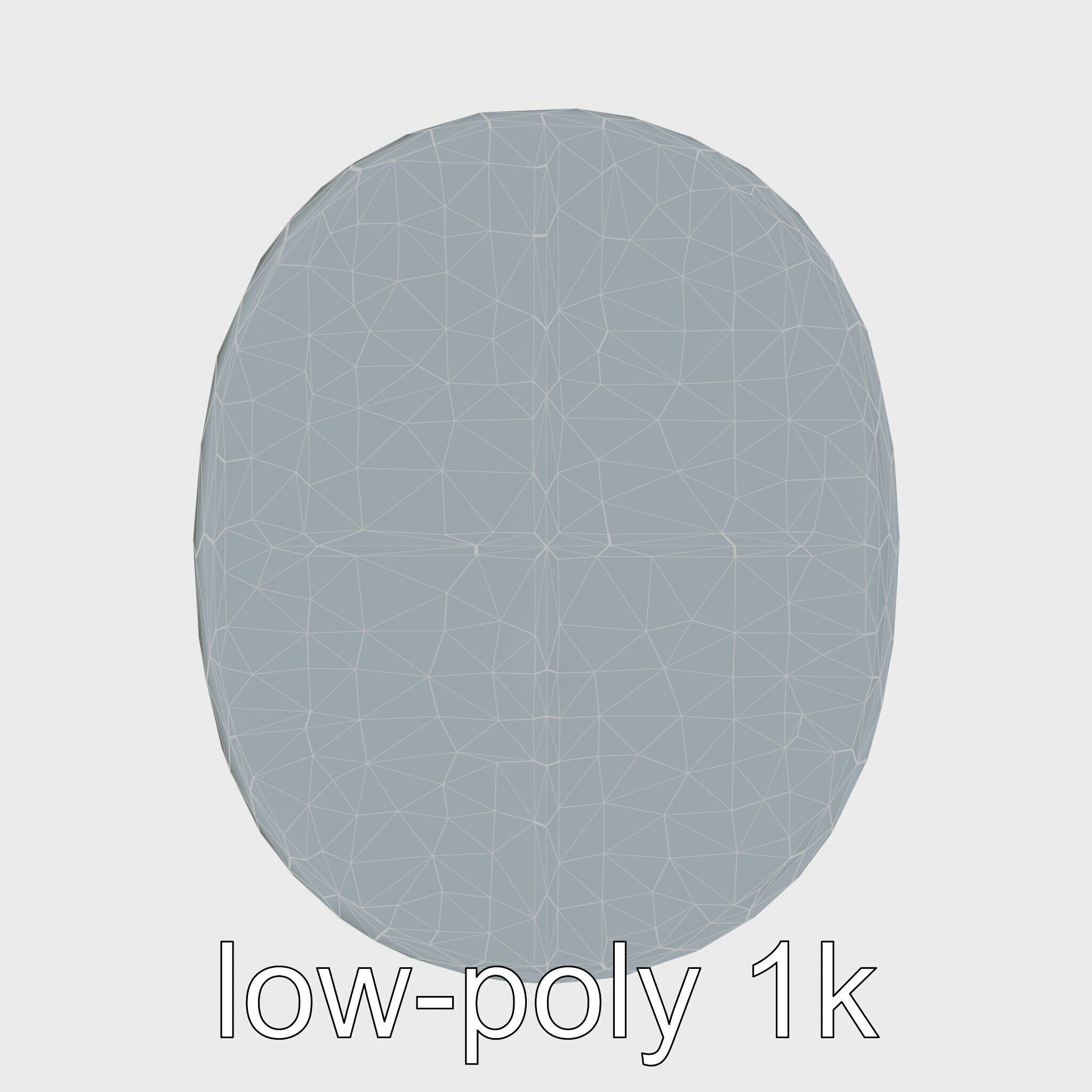 Round Multicolored Pattern Rug 3D Model Low-poly 3D model_23