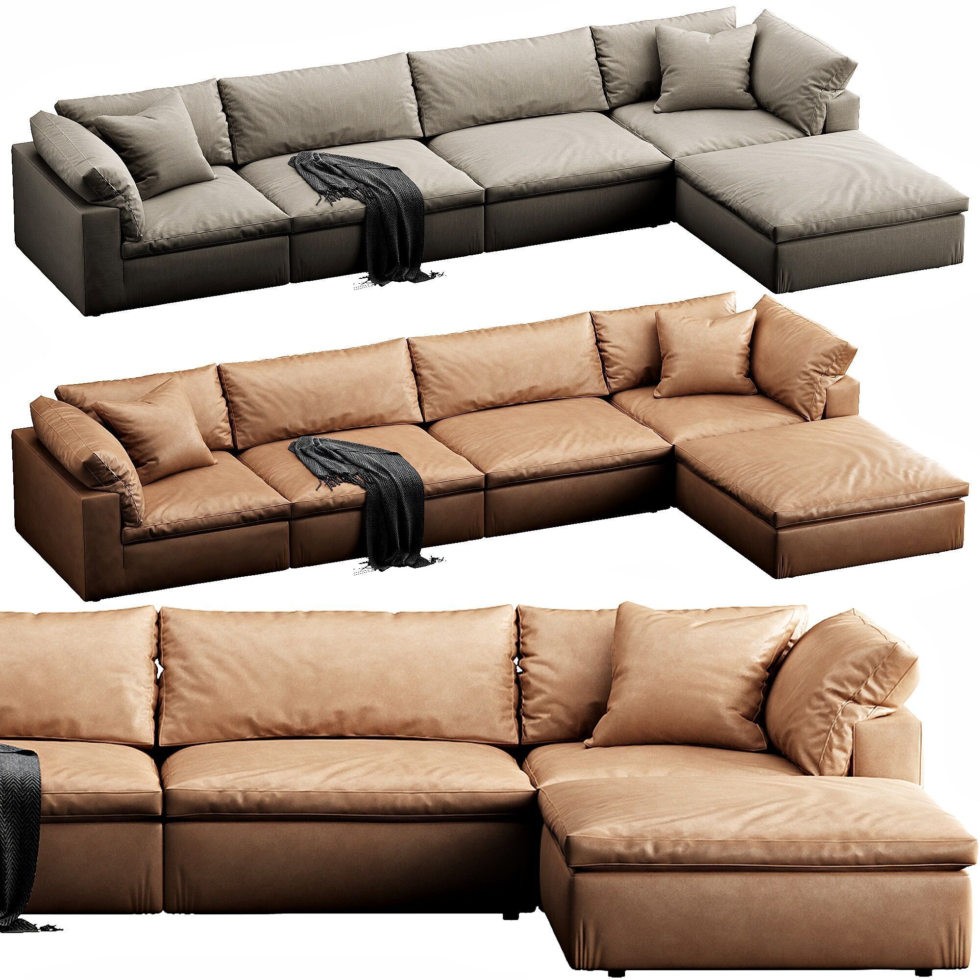 Restoration Hardware Cloud 3D model_4