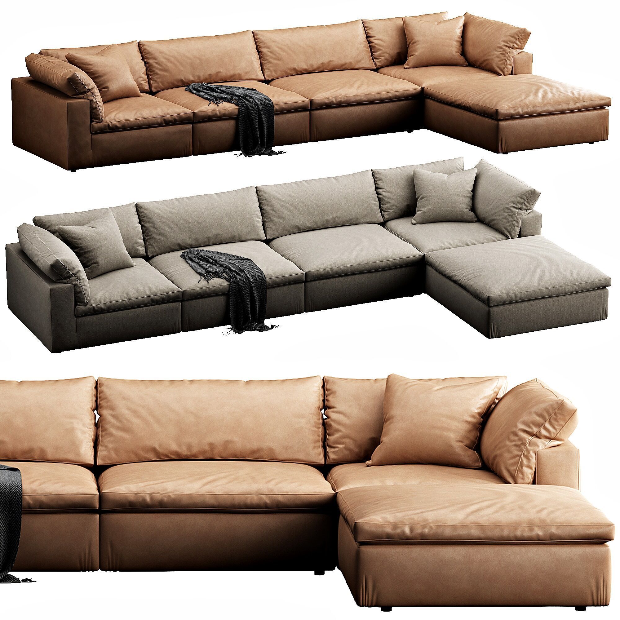 Restoration Hardware Cloud 3D model_6