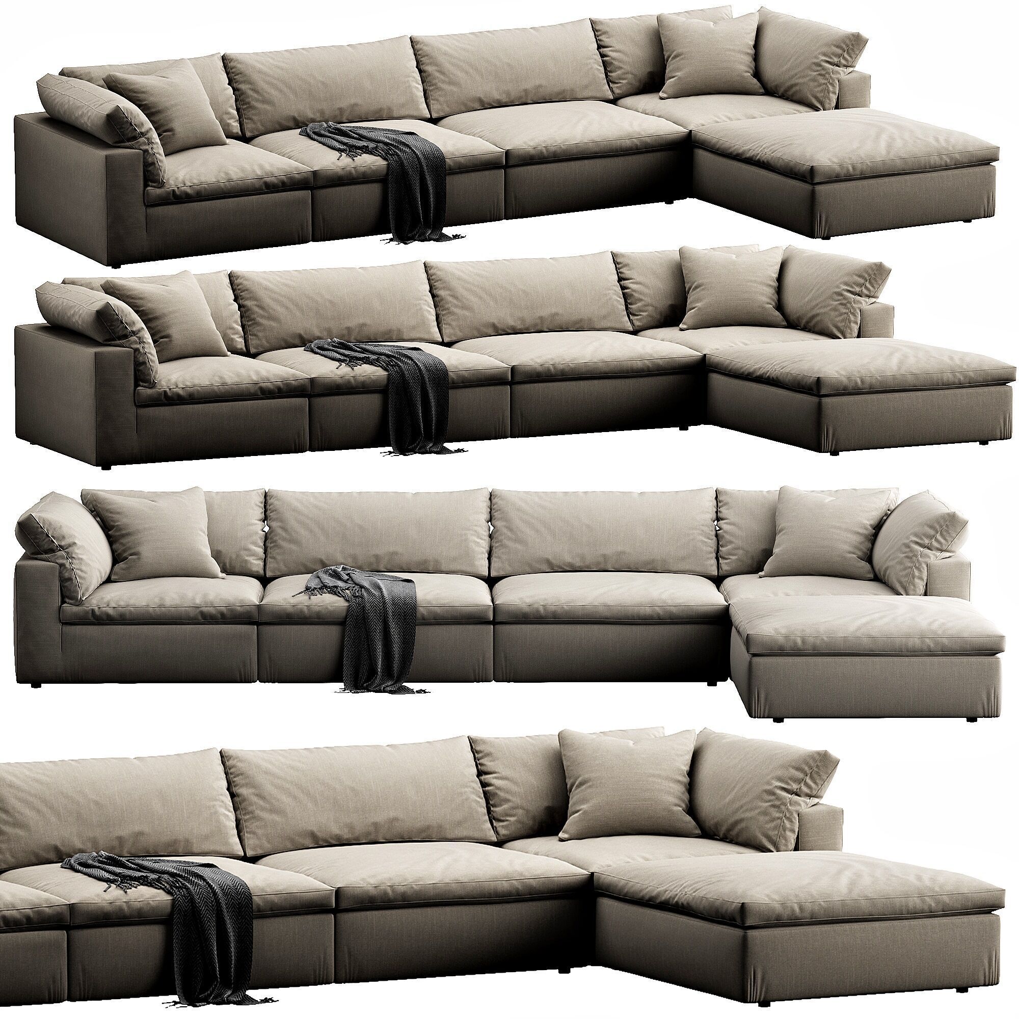 Restoration Hardware Cloud 3D model_1