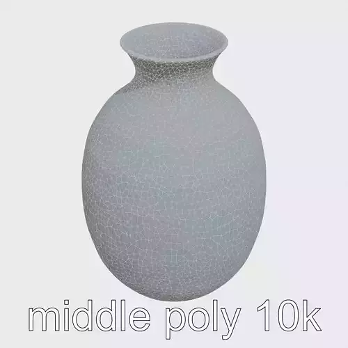 Elegant Decorative Vase with Bright Pattern