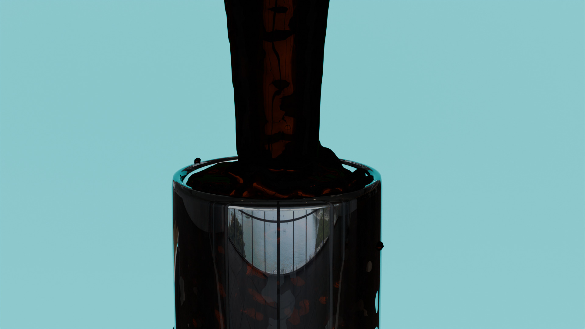 4 Glass Cups Collection - High Poly PBR 3D model_2