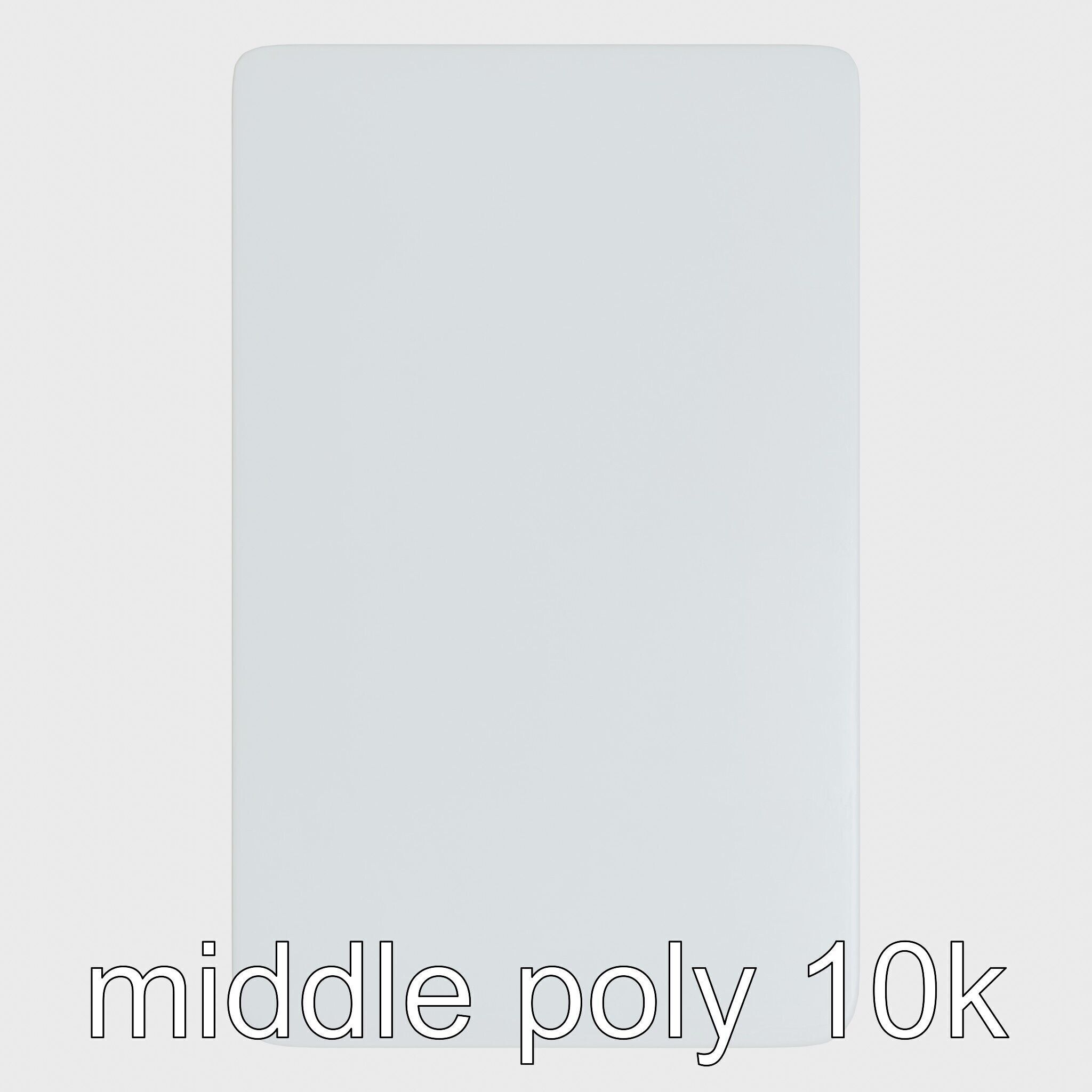 Clay Table with Smooth Edges for Interactive Gameplay Low-poly 3D model_29