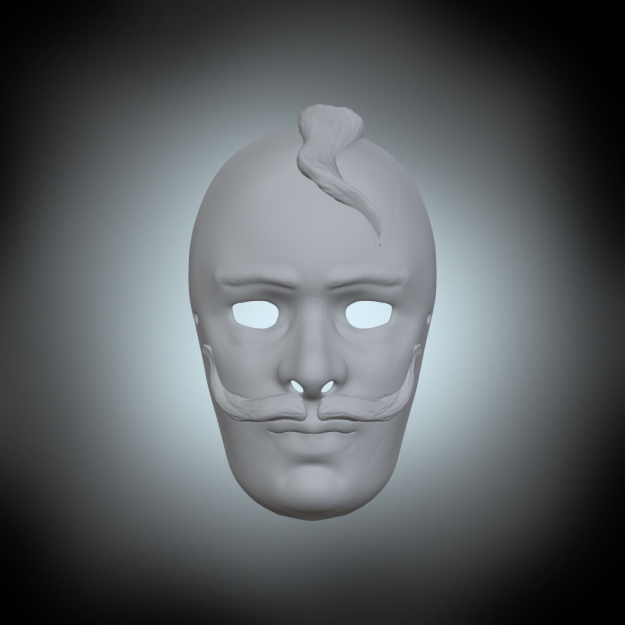 Mask Kosak 3D print model 3D print model_3