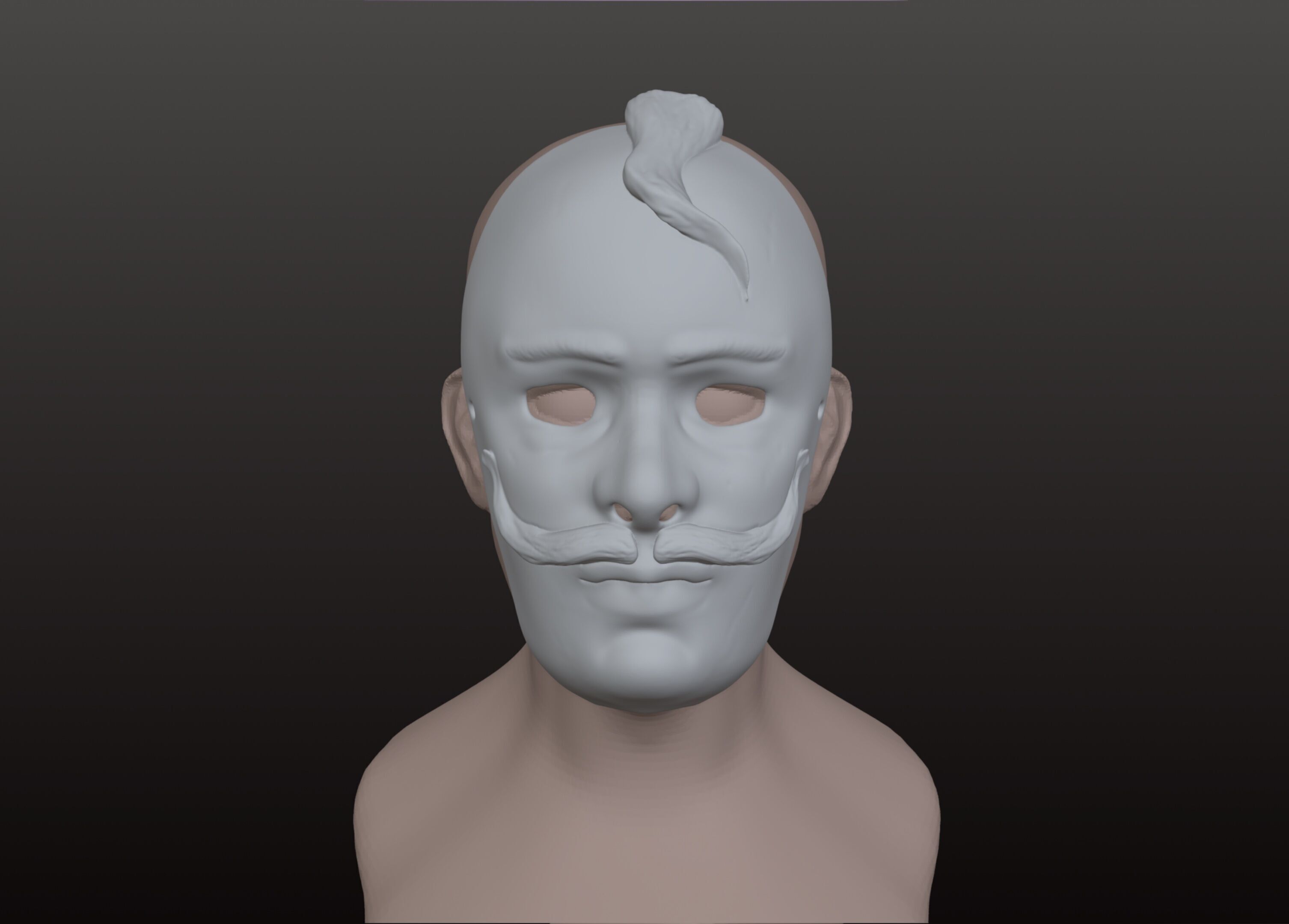 Mask Kosak 3D print model 3D print model_1