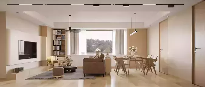 Modern Wooden Restaurant