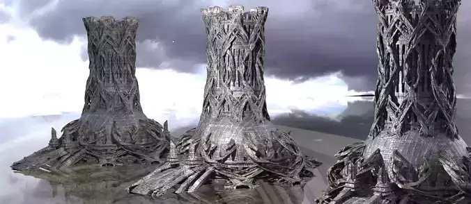 Avalon Great Tower kitbash 1