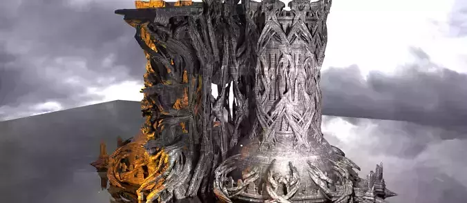Avalon Great Hive Structure cathedral 3D model