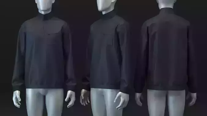 Half-Zip Technical Jacket