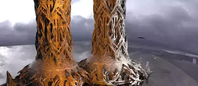 Avalon Great Hive Structure cathedral Kit bash 3