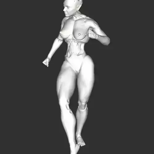 Curvy Synthetic Goddess NSFW 3D Print Model STL