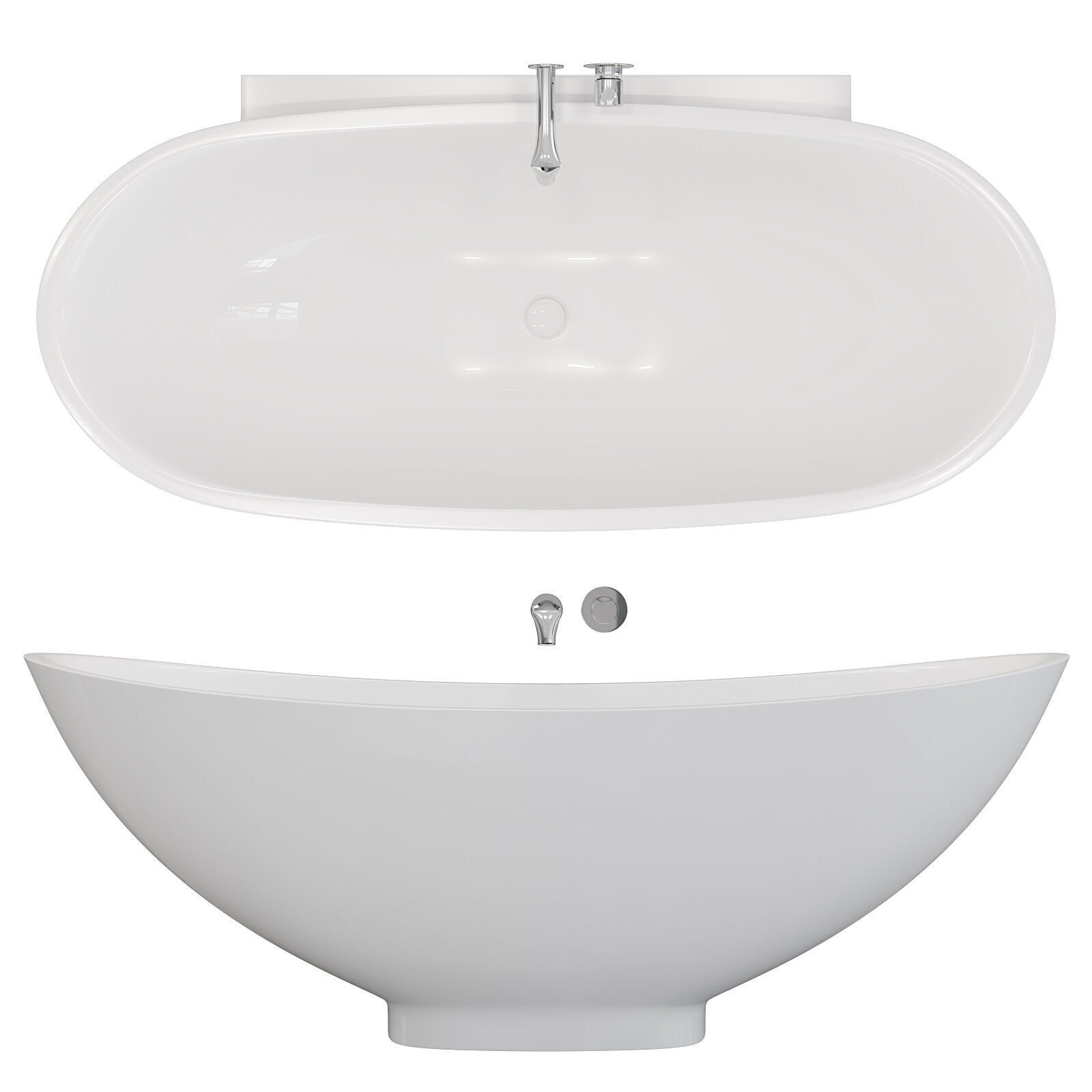 Ceramica Flaminia Io 70 3D model_4