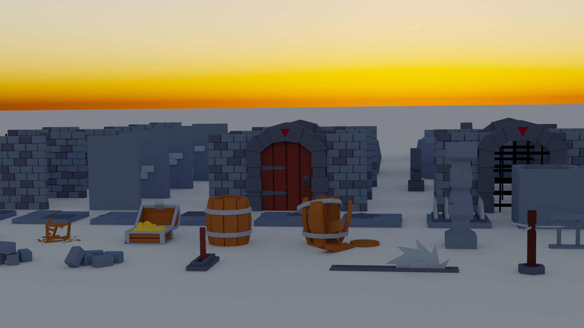 dengeon assets  Free 3D model_3