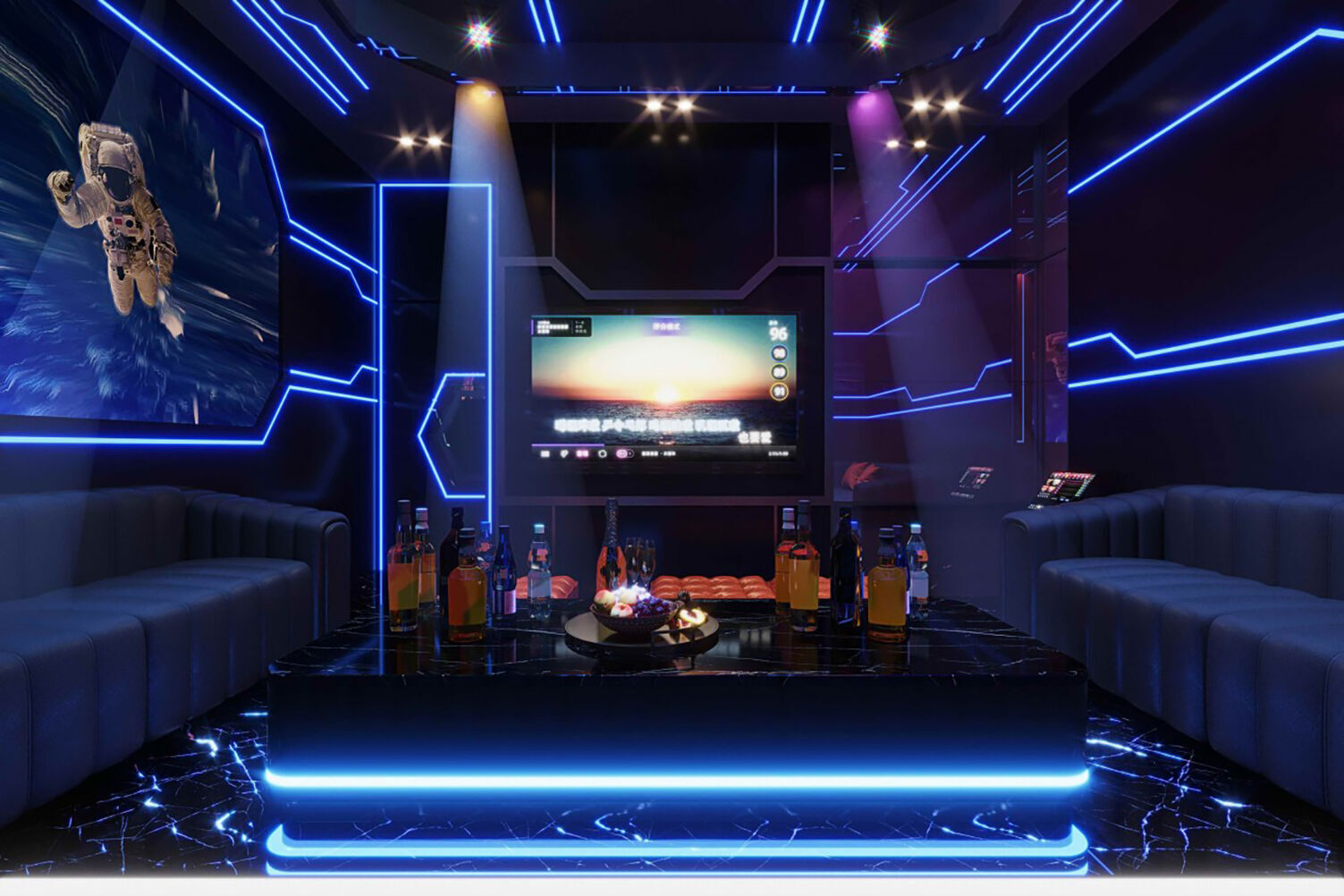 KTC private room 3D model_1