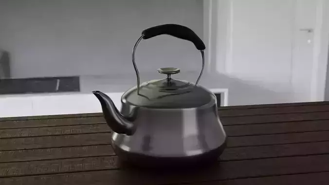 Kettle - High Poly PBR