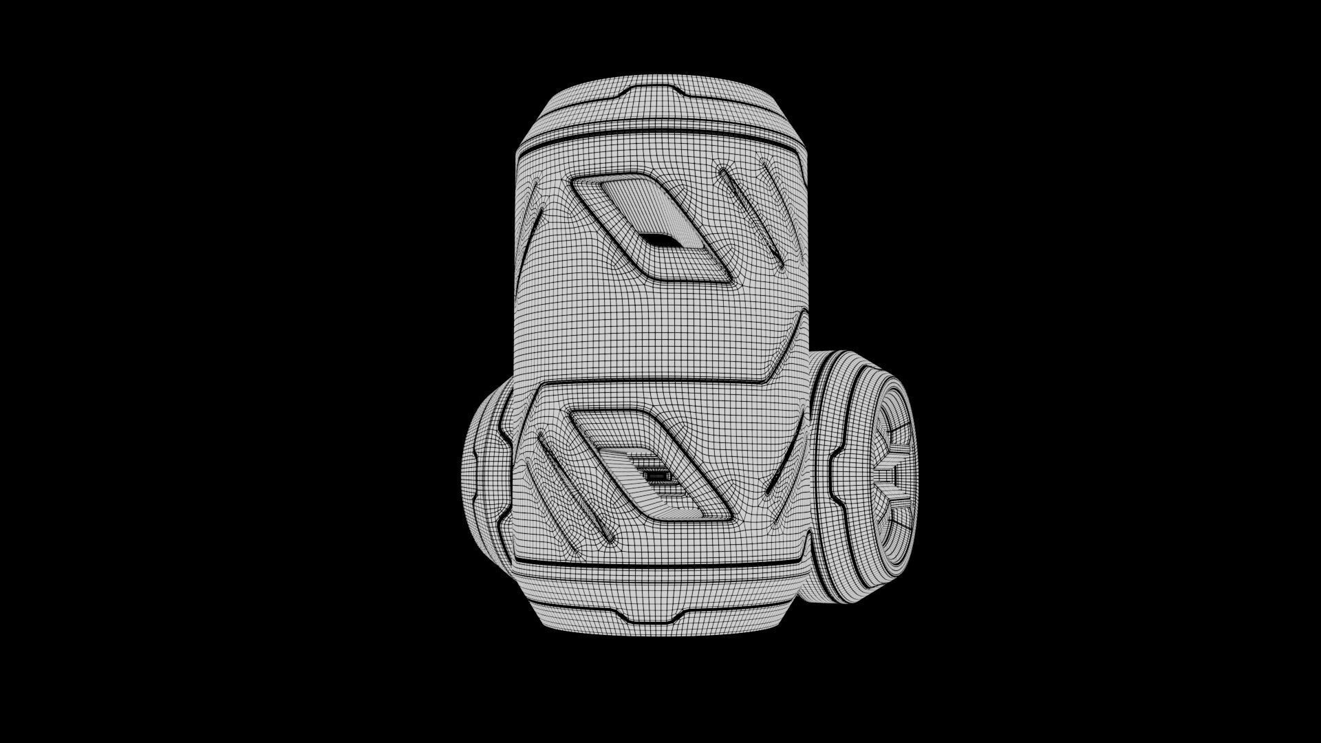 Futuristic Can Concept 3D model_9