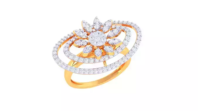 Women Ring MTL 3dm STL OBJ FBX Details
