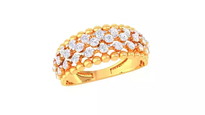 Women Ring MTL 3dm STL OBJ FBX Details
