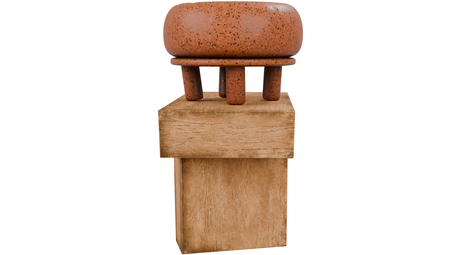 Terracotta Pot 3D model_3