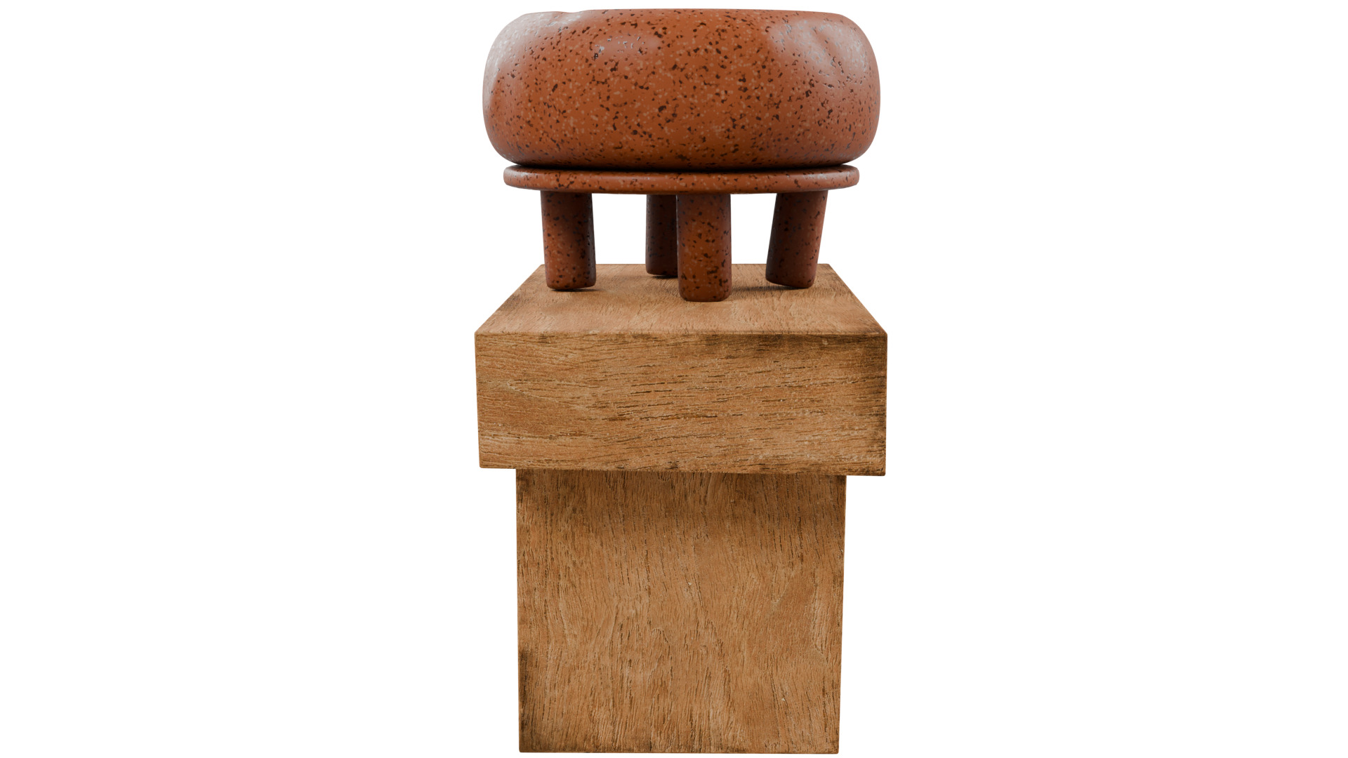 Terracotta Pot 3D model_7