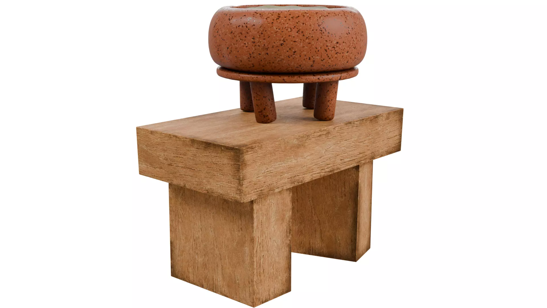 Terracotta Pot 3D model_0