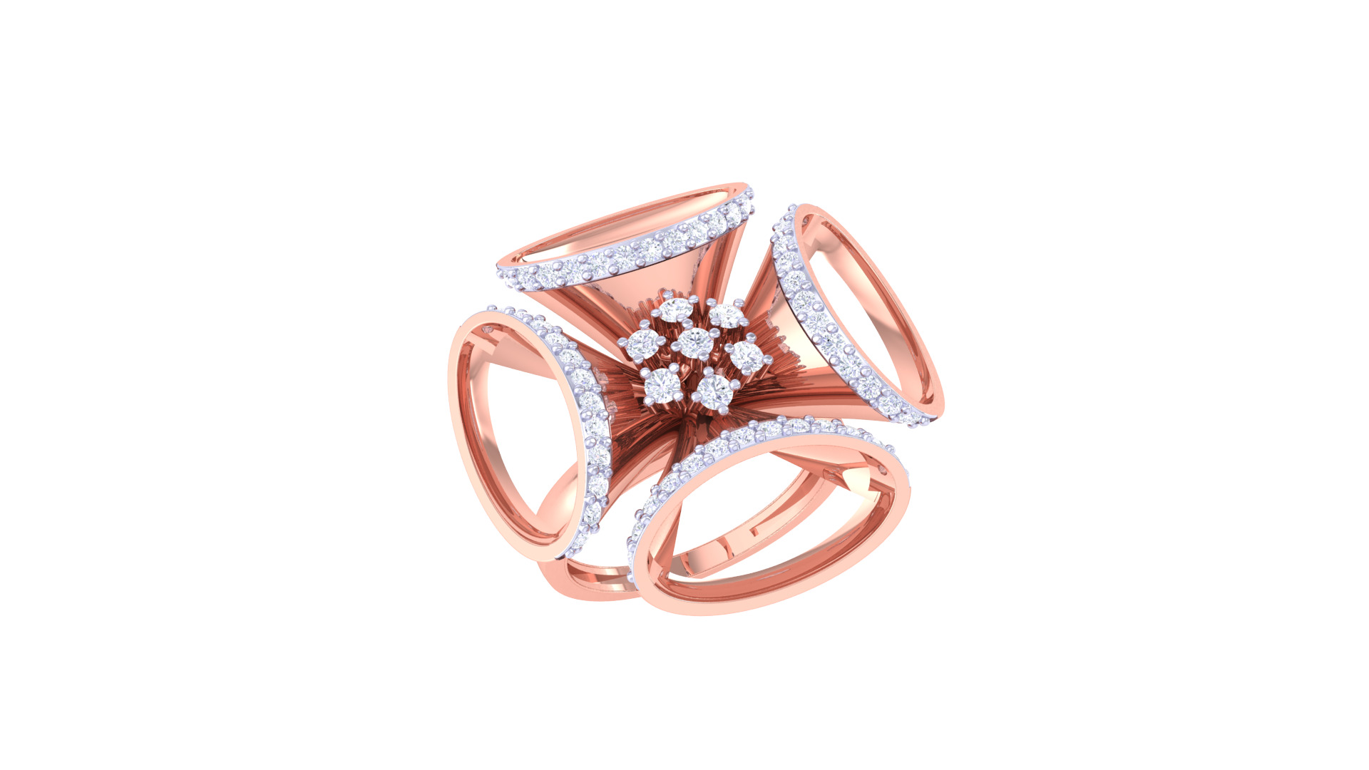 Women Ring MTL 3dm STL OBJ FBX Details 3D print model_1