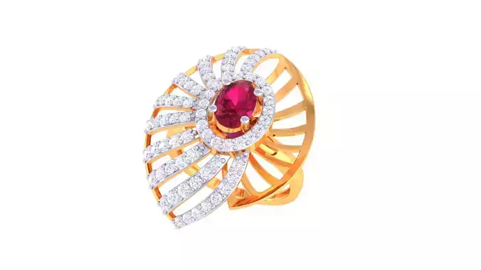 Women Ring MTL 3dm STL OBJ FBX Details