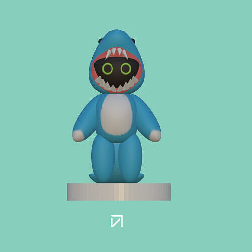 Sharky Void - Game-Ready 3D Character Free low-poly 3D model