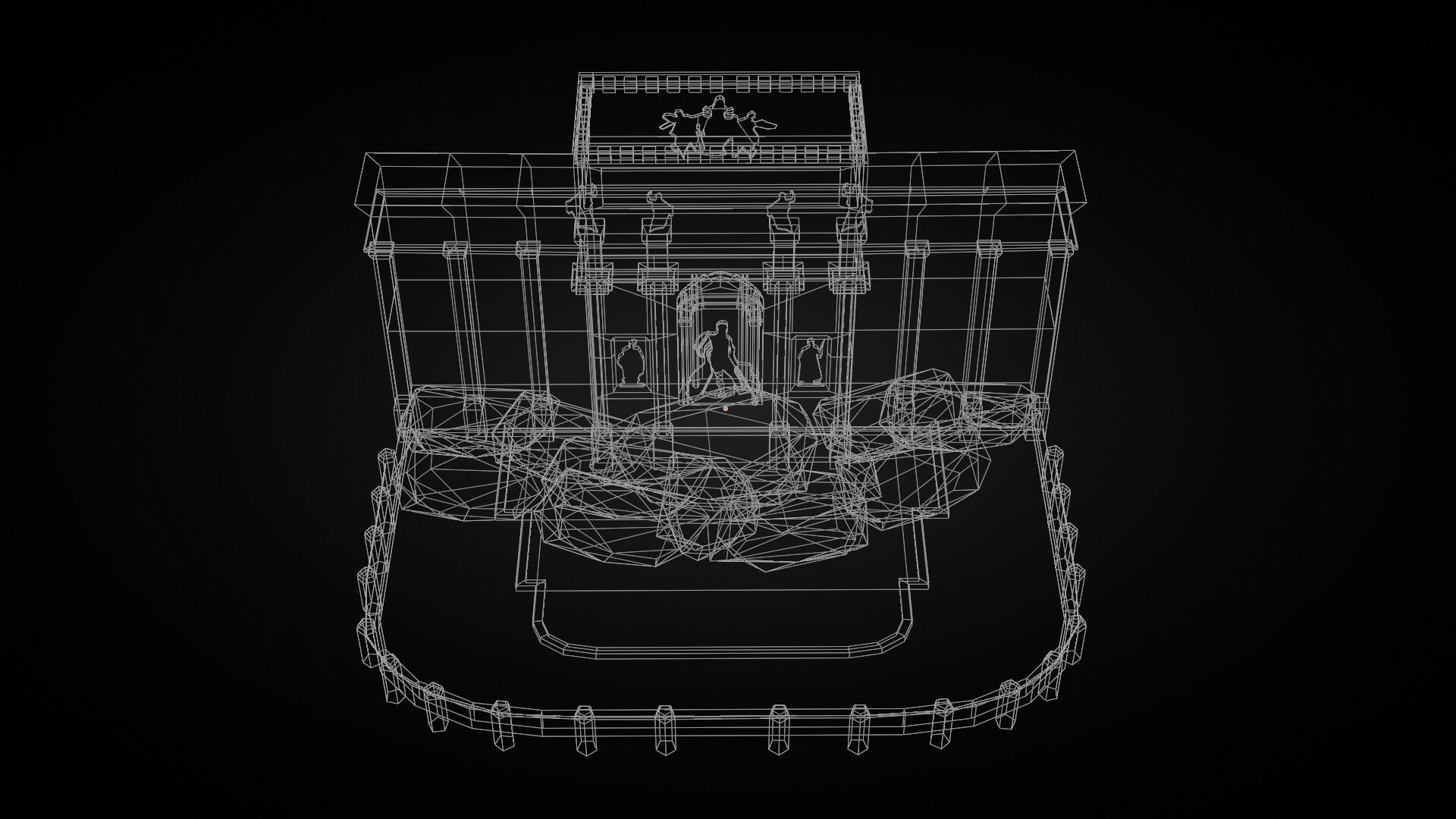 Italy Historical Building Pack Low-poly 3D model_18