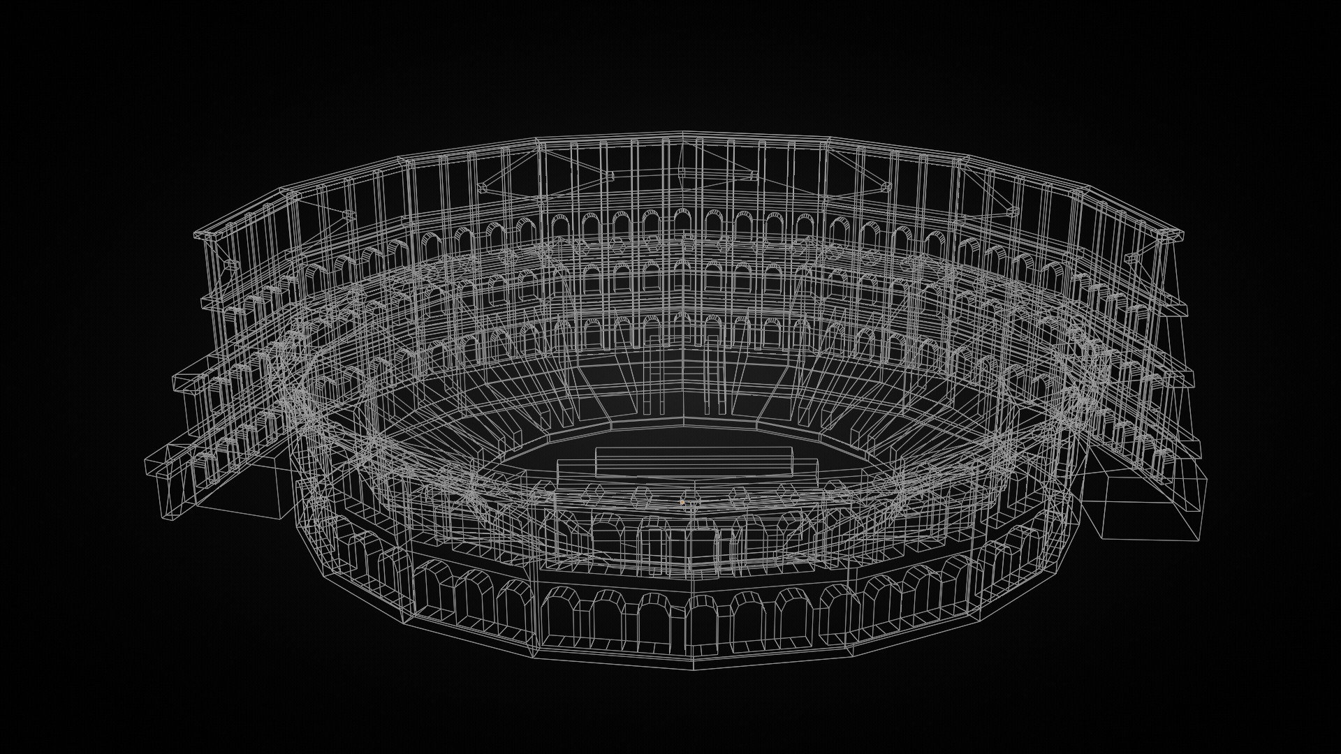 Italy Historical Building Pack Low-poly 3D model_13