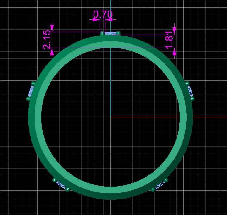 Pattern wedding band ring- STL 3d cad file 3D print model_9