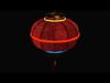 Chinese red lantern  Low-poly 3D model_1