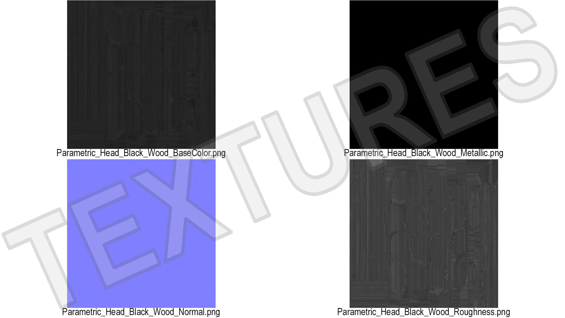 Parametric Wooden Head Set 3D model_29