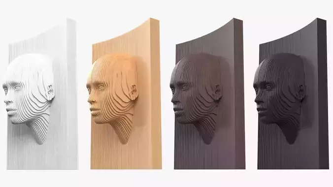 Parametric Wooden Head Set