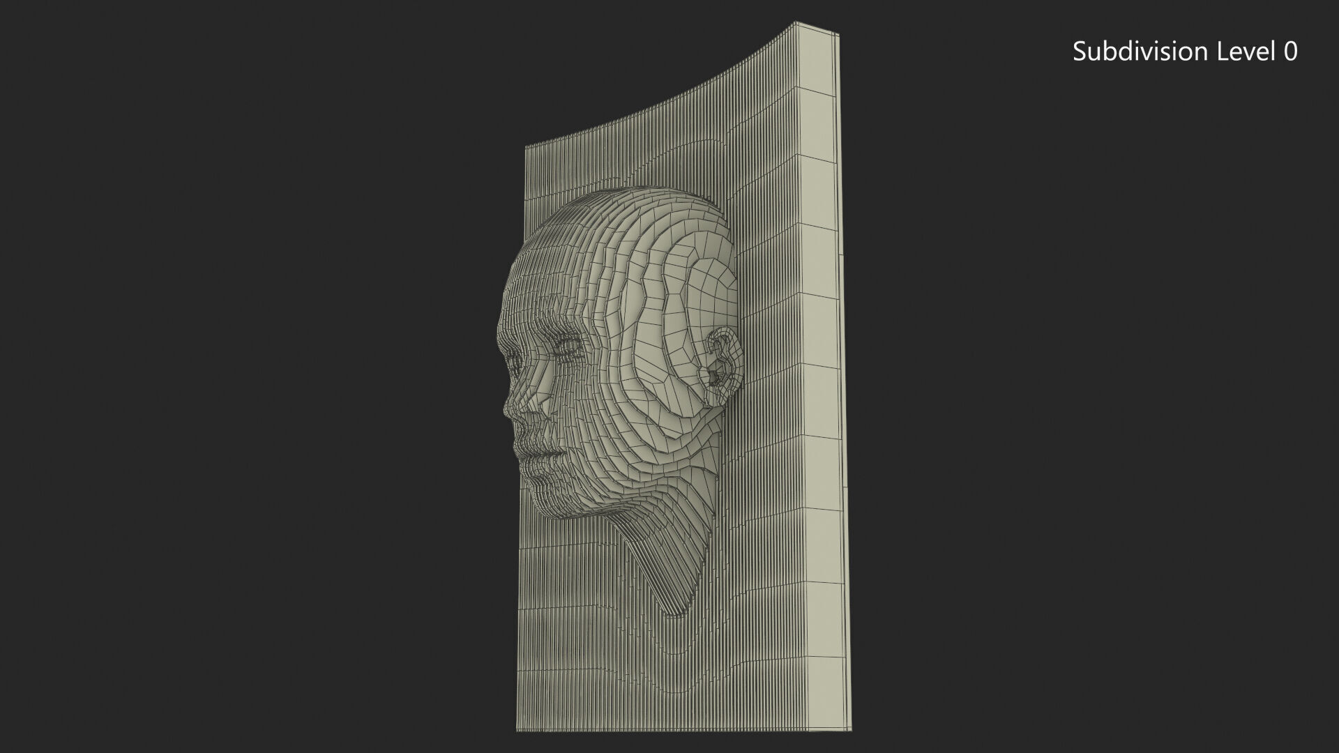 Parametric Wooden Head Set 3D model_26