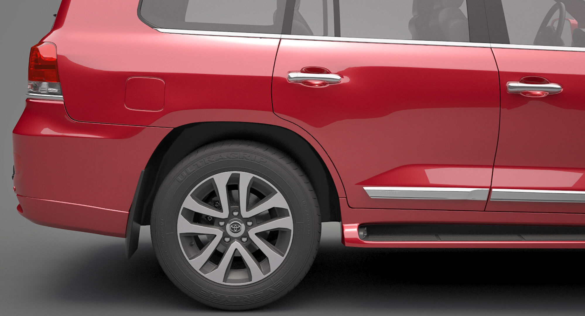 Toyota Land Cruiser J200 3D model_13